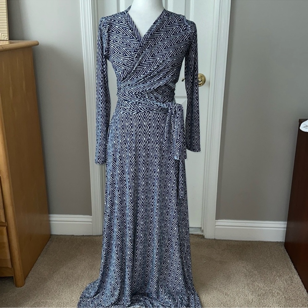 Ducci wrap top maxi dress